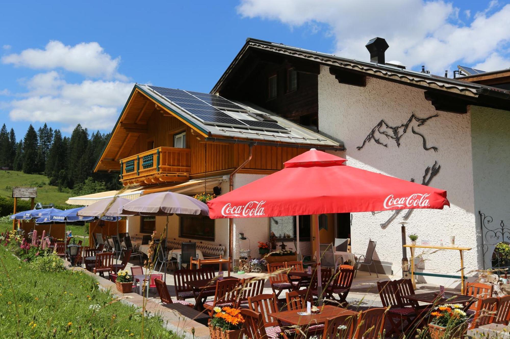 Landgasthof Schuster Appartement Nesselwängle Buitenkant foto