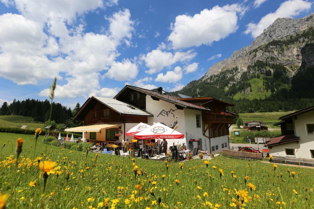 Landgasthof Schuster Appartement Nesselwängle Buitenkant foto